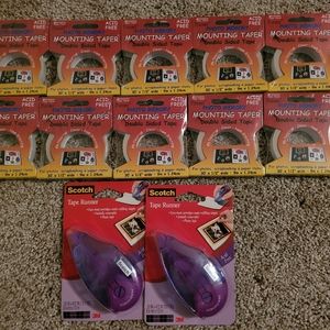 DOUBLE-SIDED MOUNTING TAPE/ TAPE RUNNERS (12)